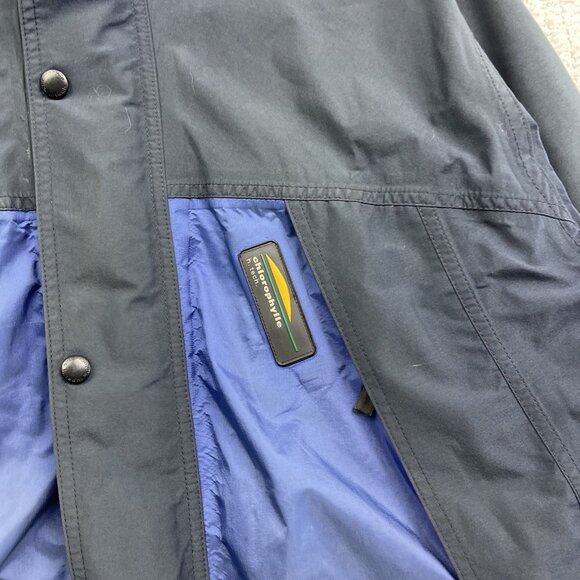 VTG Chlorophylle Gore-Tex GTX Shell Jacket Retro Dark Blue / Purple Men S Read* - Picture 4 of 16